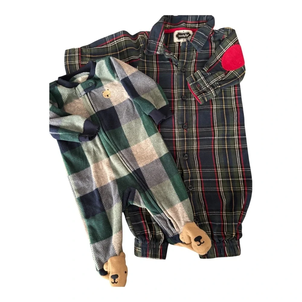 7pc Baby Boy Clothes Lot Newborn 0-3M Nike 76ers Mud Pie Carters Gerber Sleepers